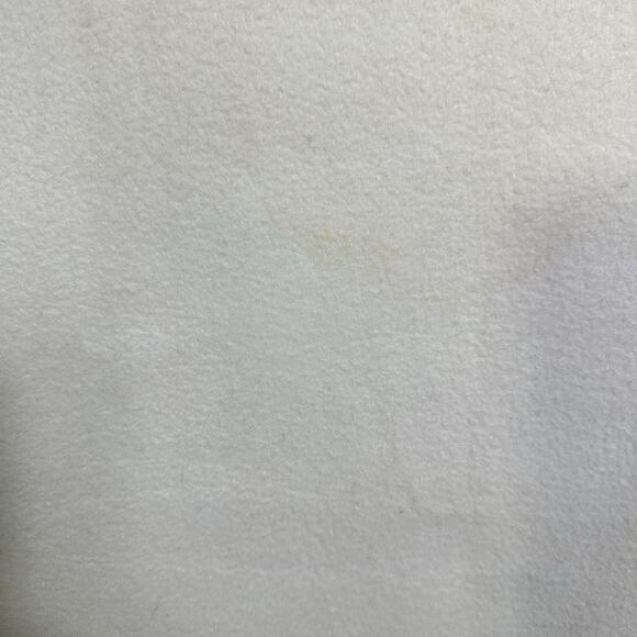 Ralph Lauren RLL Fleece Throw Blanket American Flag Logo Cream White 50x60 USA - Picture 12 of 13